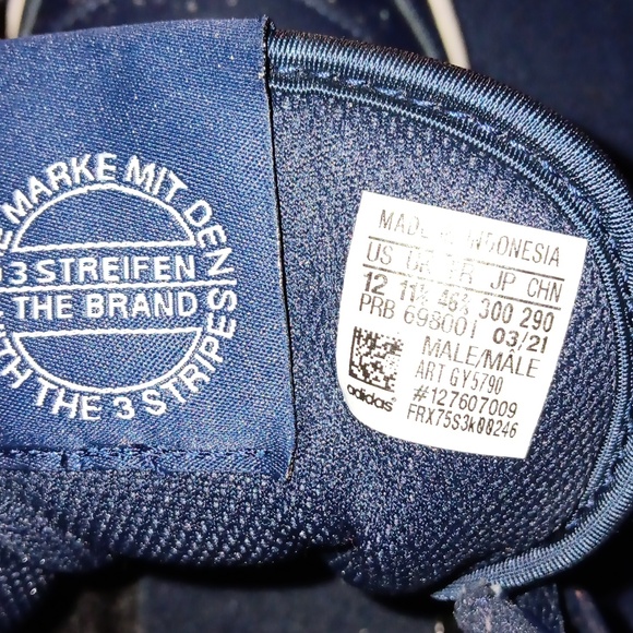 ADIDAS SIZE 12 MID LEGEND INK PREOWNED  USED - Picture 9 of 10